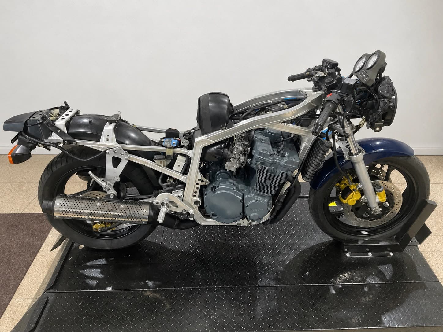 The bike has been meticulously investigated and catalogued